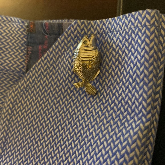 Designer Cuff links. “Piranha” Robert Tateossian of London. - Picture 2 of 4